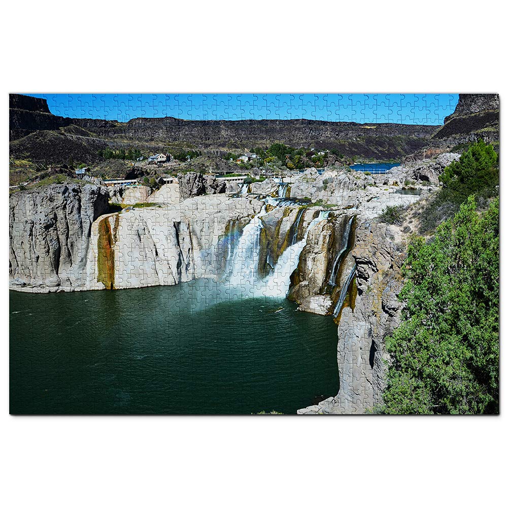 USA America Twin Falls Shoshone Idaho Puzzle 1000 pieces puzzle adults game graphic travel souvenir 38x52CM
