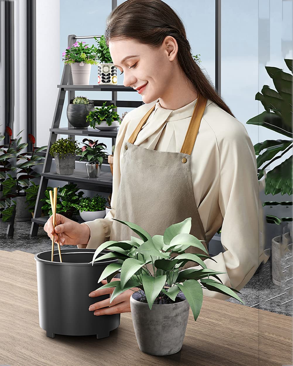 Compostiera da Cucina Elettrica, Compostiera da Cucina Intelligente per Rifiuti, Bidone per il Compostaggio per la Casa e la Cucina, Ciclatore Automatico per Rifiuti Alimentari da Banco con Capacità