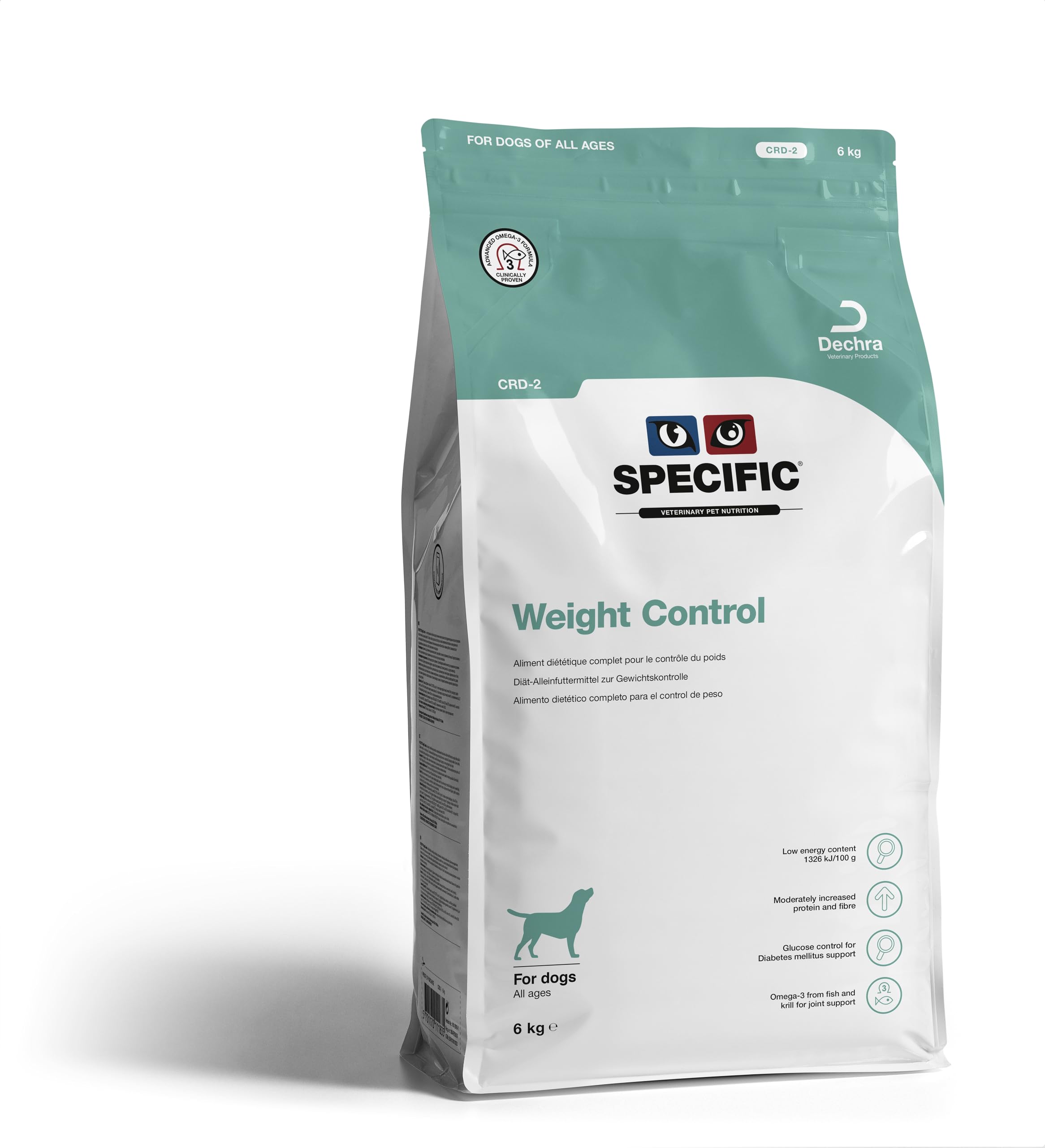 Specific Nourriture Pour Chiens Adulte CRD2 Contrôle Du Poids 6kg Multicolor