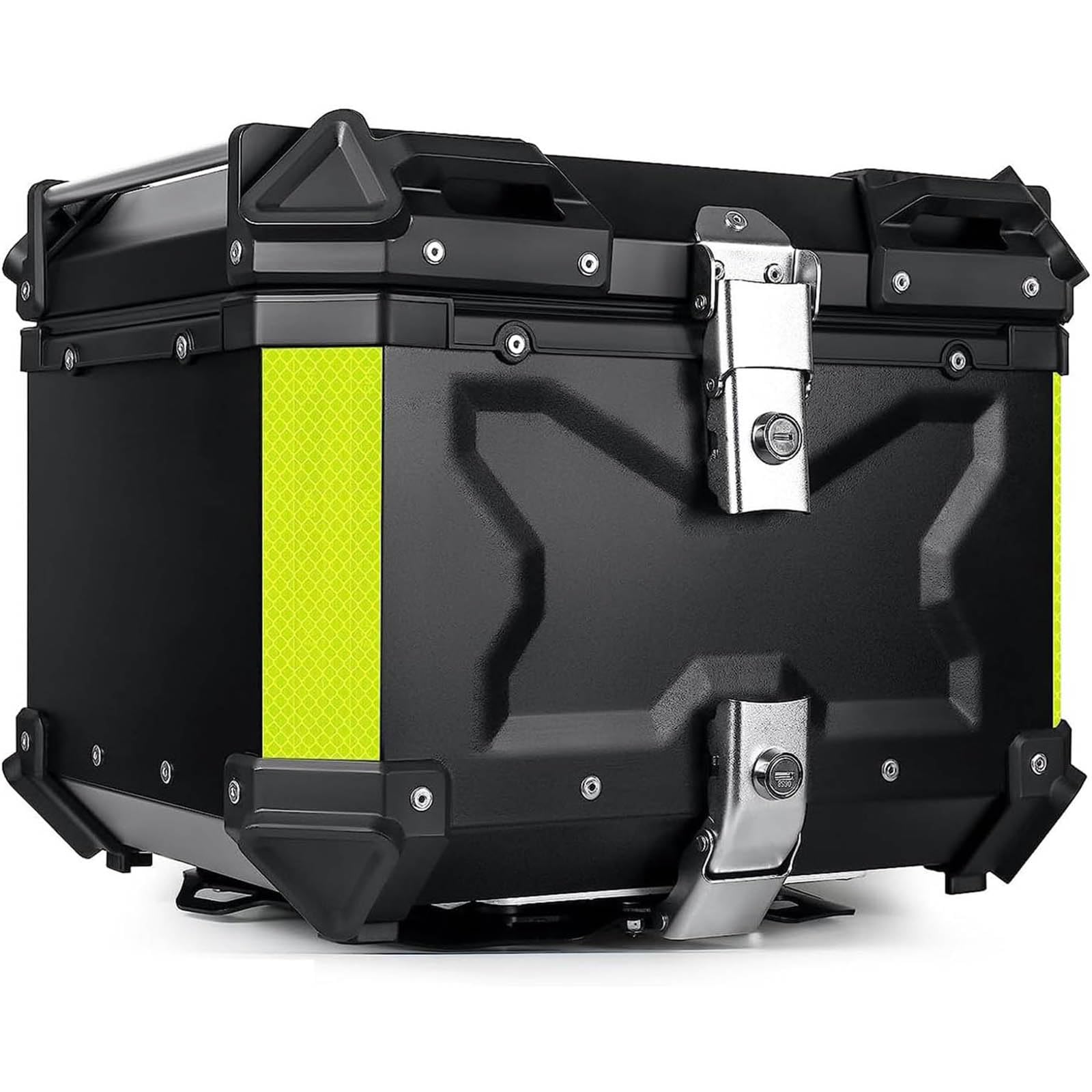 Coffre de moto en aluminium robuste, top case étanche haut de gamme pour voyage