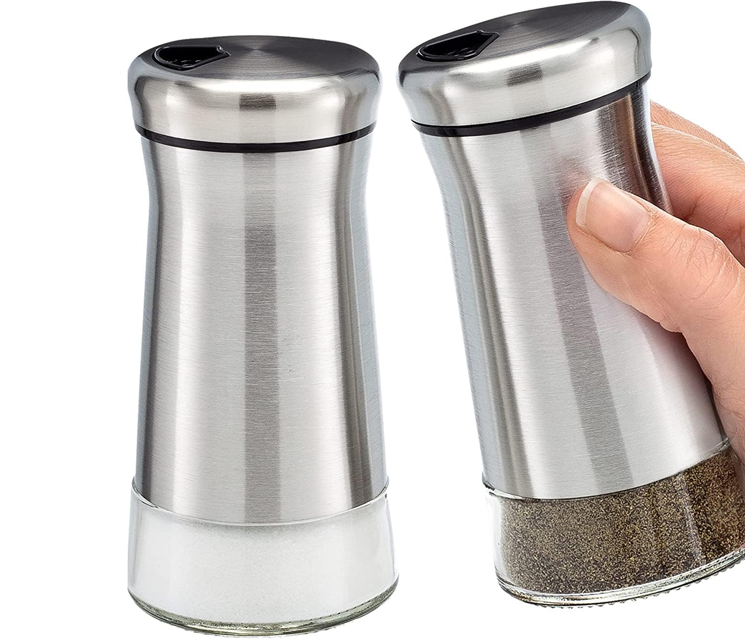 See full amazon price history chart for ServEzee Salt Shaker for Professional Chef - Best Spice Mill Stainless Steel Salt and Pepper Shaker, Moisture-Proof Spice Dispenser, Holder Seasoning Condiment Set with Glass Bottom, (Pack of 2) ServEzee Salt Shaker for Professional Chef - Best Spice Mill Stainless Steel Salt and Pepper Shaker, Moisture-Proof Spice Dispenser, Holder Seasoning Condiment Set with Glass Bottom, (Pack of 2) (B0D2P4DSV3) Amazon Price History, Amazon Price Tracker