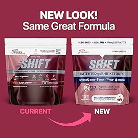 Real Ketones BHB Exogenous Ketones Drink Mix Packets Keto Electrolytes Powder Packets No Sugar with 4 Main Fasting Electrolytes Plus Hydrating Patented Keto BHB - 30 Count Black Cherry