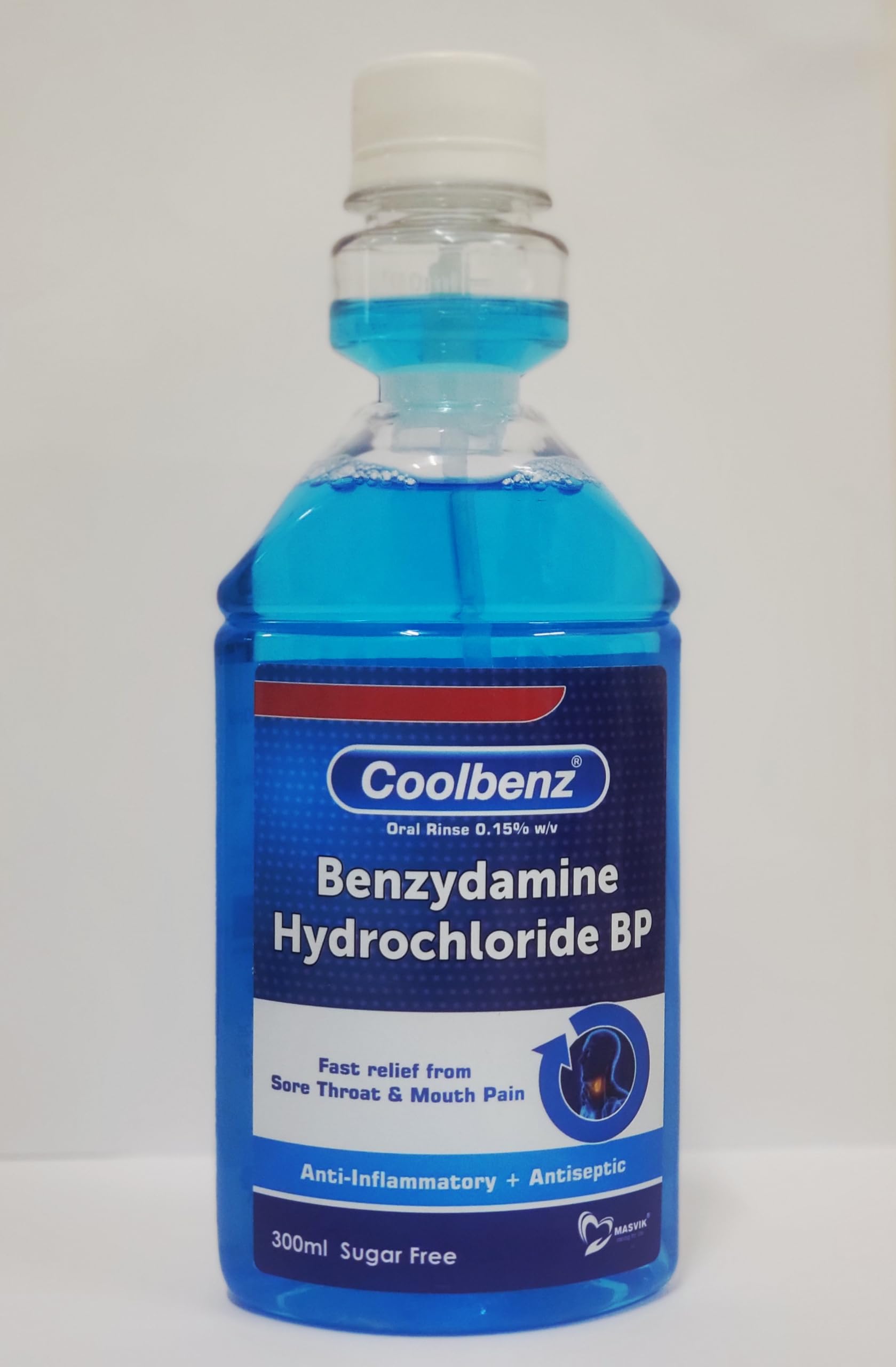 coolbenz 0.15% - bottle of 300 ml mouthwash