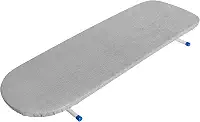 Metaltec Tábua De Passar Roupa Portátil Em Aço Compacta Resistente Prática - Capa Forro Térmico Cinza 100% Algodão