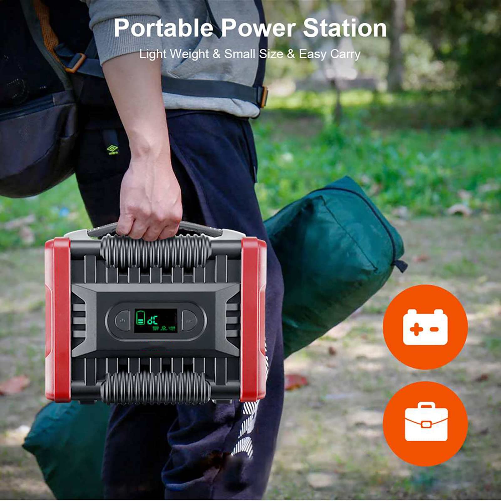 TIM-LI Estación De Energía Portátil De 200 W 60000 Mah/Batería De Litio De Respaldo CPAP con Puerto USB, Pantalla LED, para Acampar, Caravanas, Exteriores, Fuera De La Red