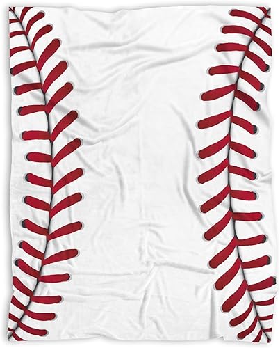 Pindola Bonita manta de textura de béisbol, cálida, ligera, suave, acogedora, cá