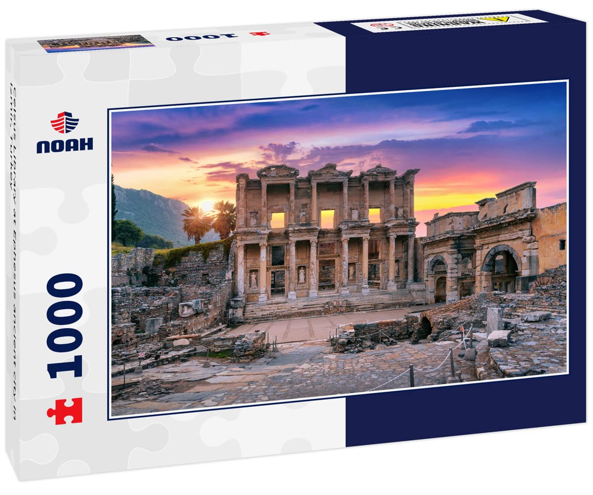 Noah Jigsaw Puzzle Celsus Library at Ephesus Ancient City in Izmir, Turkey 1000 Pieces