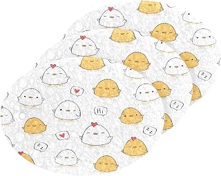 Scrub Sponge Cute Chicken Rooster Kitchen Washing Dishes Cleaning Sponges Non Scratch Sponge for Dish Countertops Sinks Floors Showers Tile Sinks 3 Pack