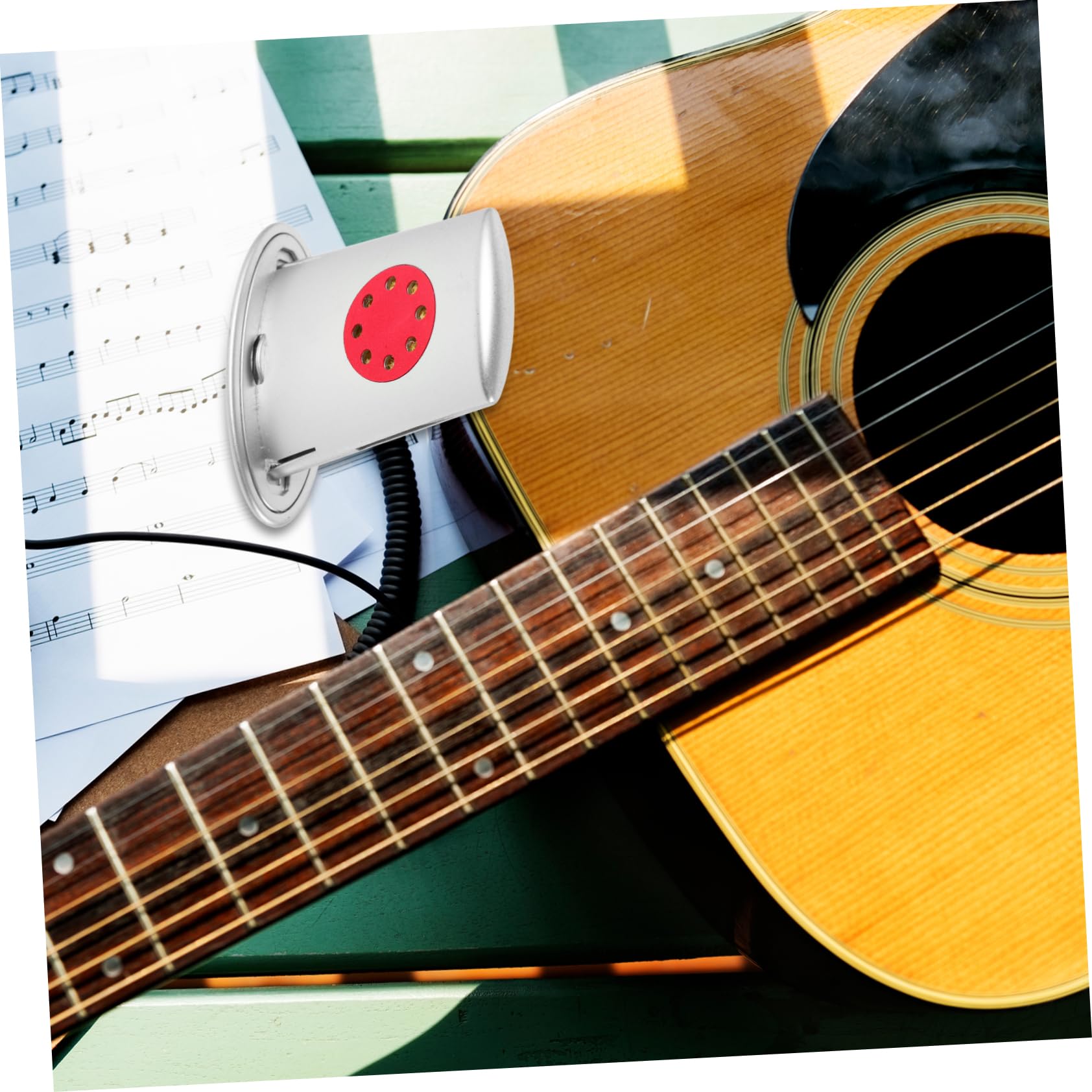 GOOHOCHY Musical Humidifier for Guitar Portable Acoustic Guitar Humidifier Soundhole Cover for Ukulele Stringed Instruments