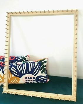 Frame Loom for POM POM Blankets with 2.5" pom-poms - Including Instructions 30" x 23"