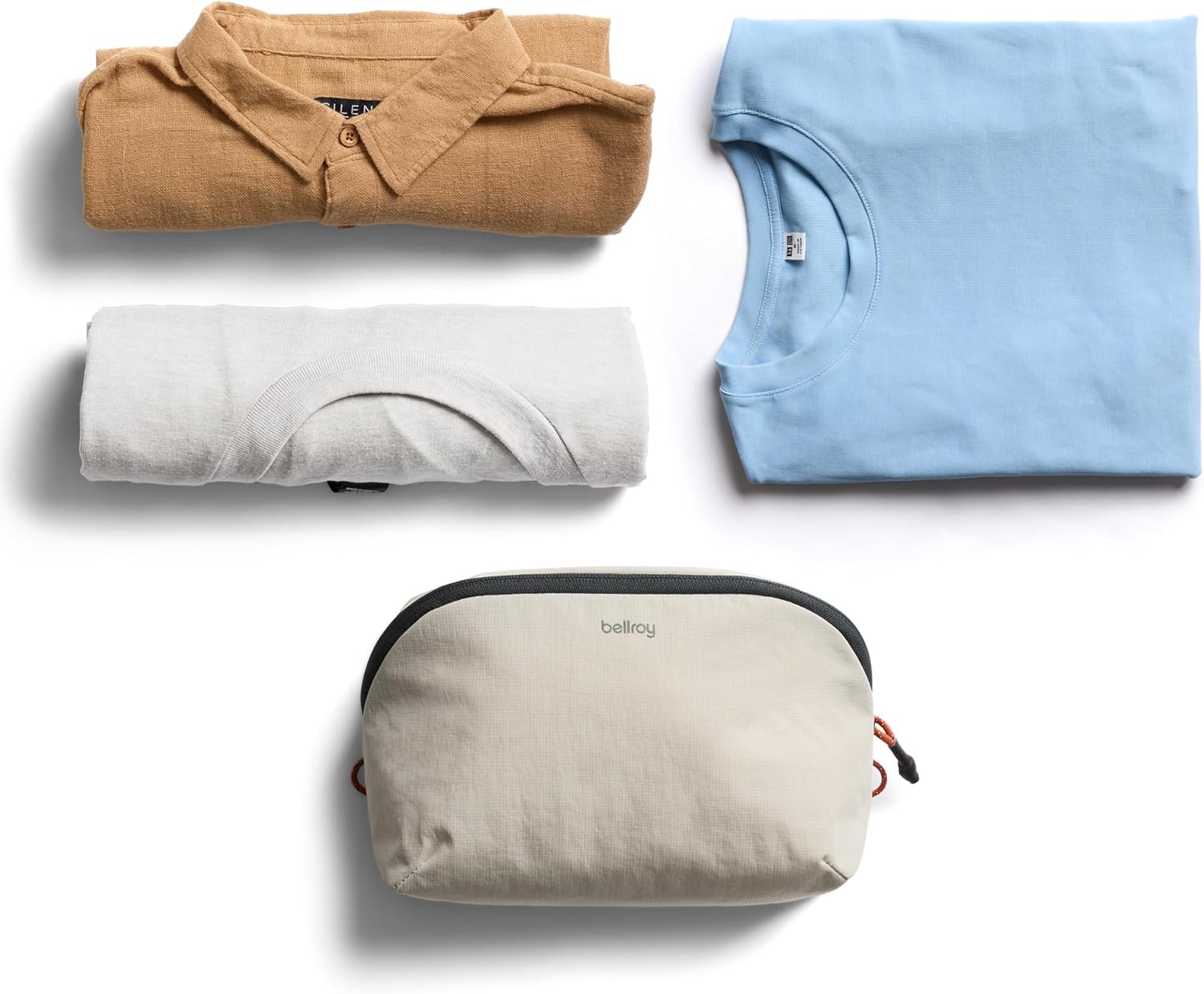 Bellroy Lite Packing Pouch 3L (Organizer Packing Cube for Travel Near and far) - Ash - Image 6