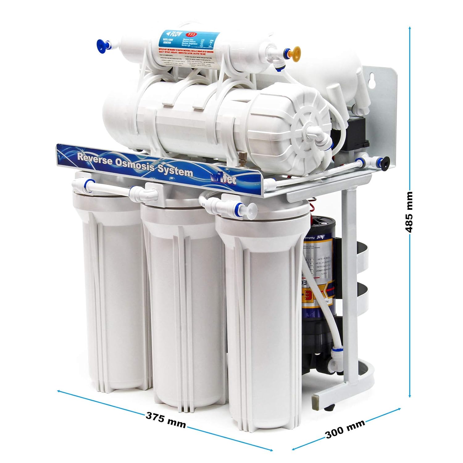 Naturewater NW-RO400-E2 dimensions side view