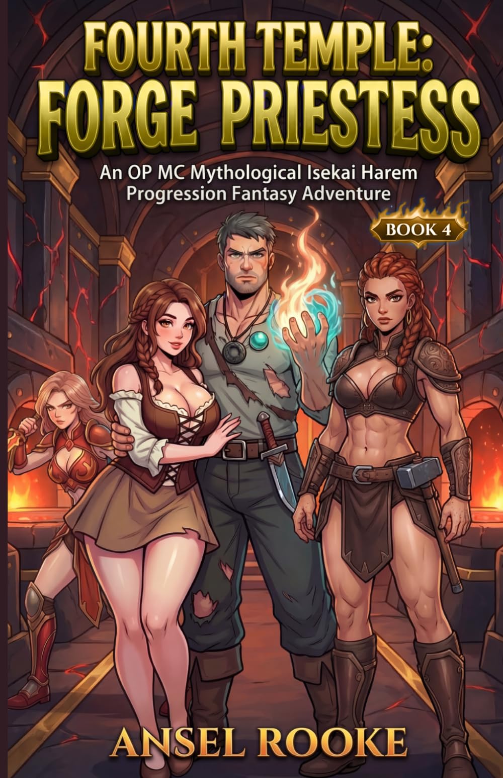 Fourth Temple: Forge Priestess: An OP MC Mythological Isekai Harem Progression Fantasy Adventure (Ten Trips to Ten Temples)