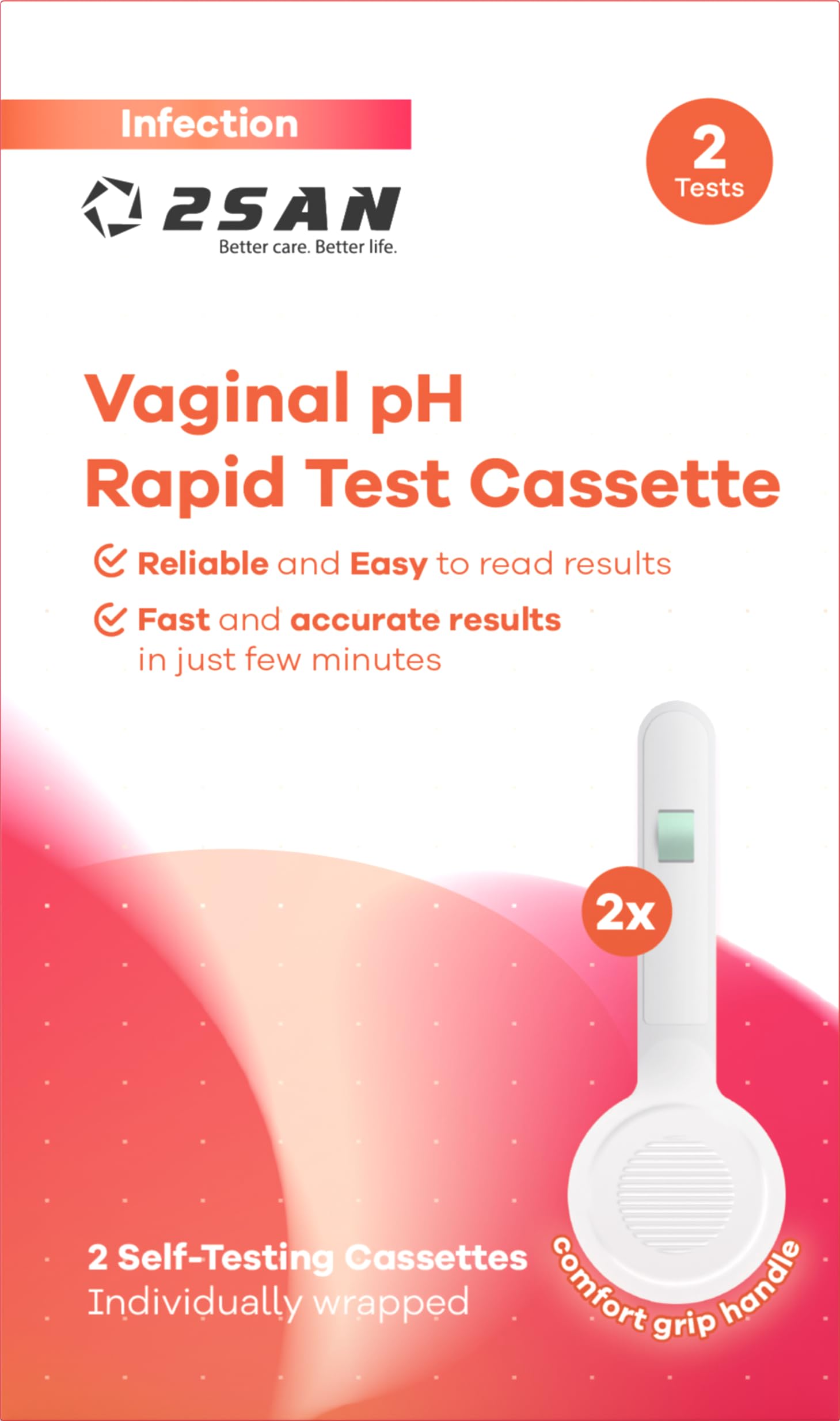 2San Vaginal pH Test Kit