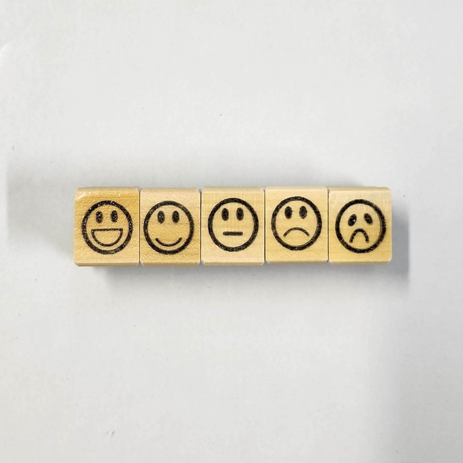 Smiley Face Rubber Stamp Set