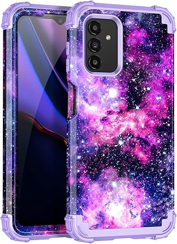 Rancase Funda para Galaxy A13 5G, tres capas de alta resistencia a prueba de golpes, protección de plástico duro+funda protectora de goma de