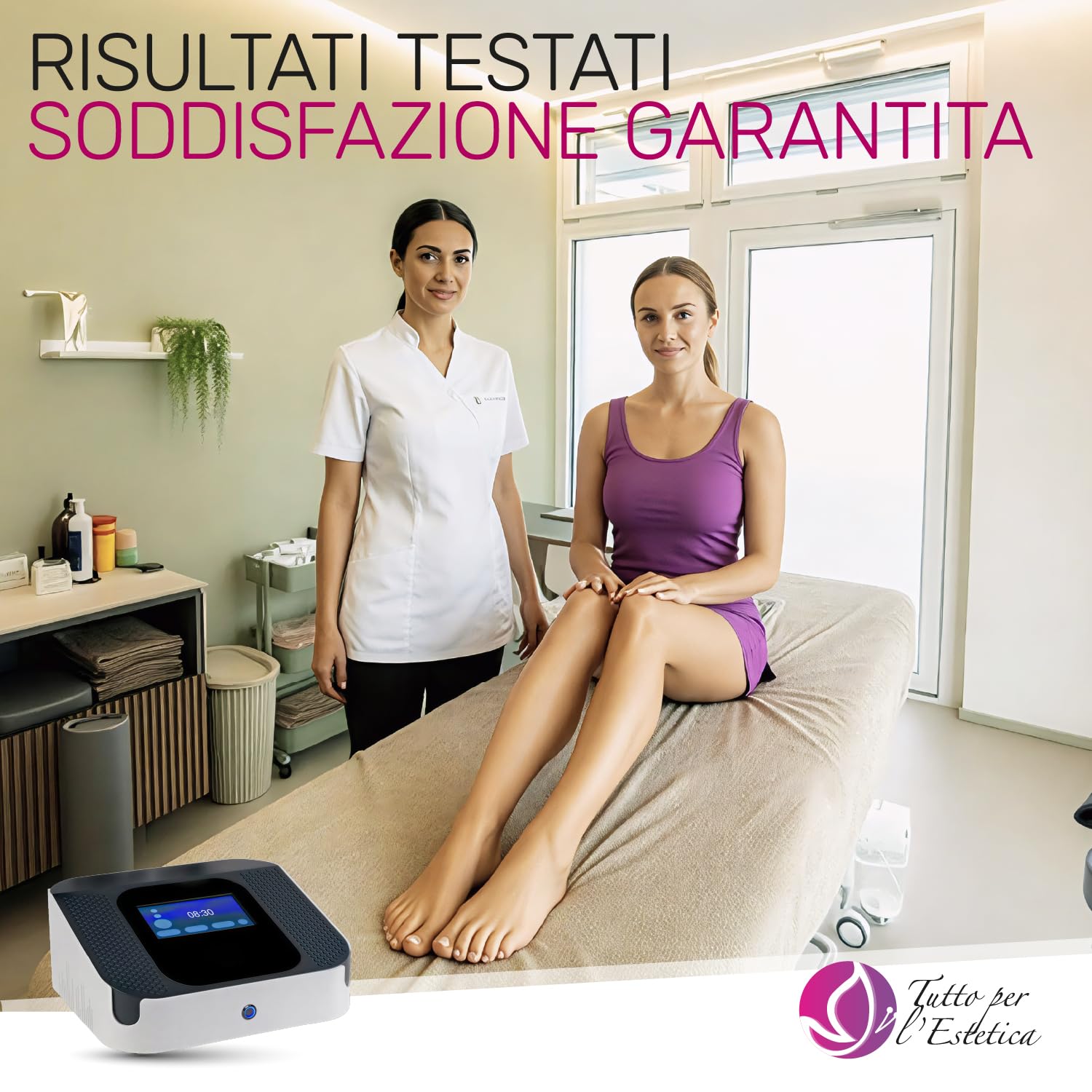 Pressoterapia Linfodrenaggio Professionale per Gambe, Addome e Braccia, Macchina Drenaggio Linfatico con Gambali a Compressione per Ritenzione Idrica Gambe e Corpo, anche per Uso Domestico