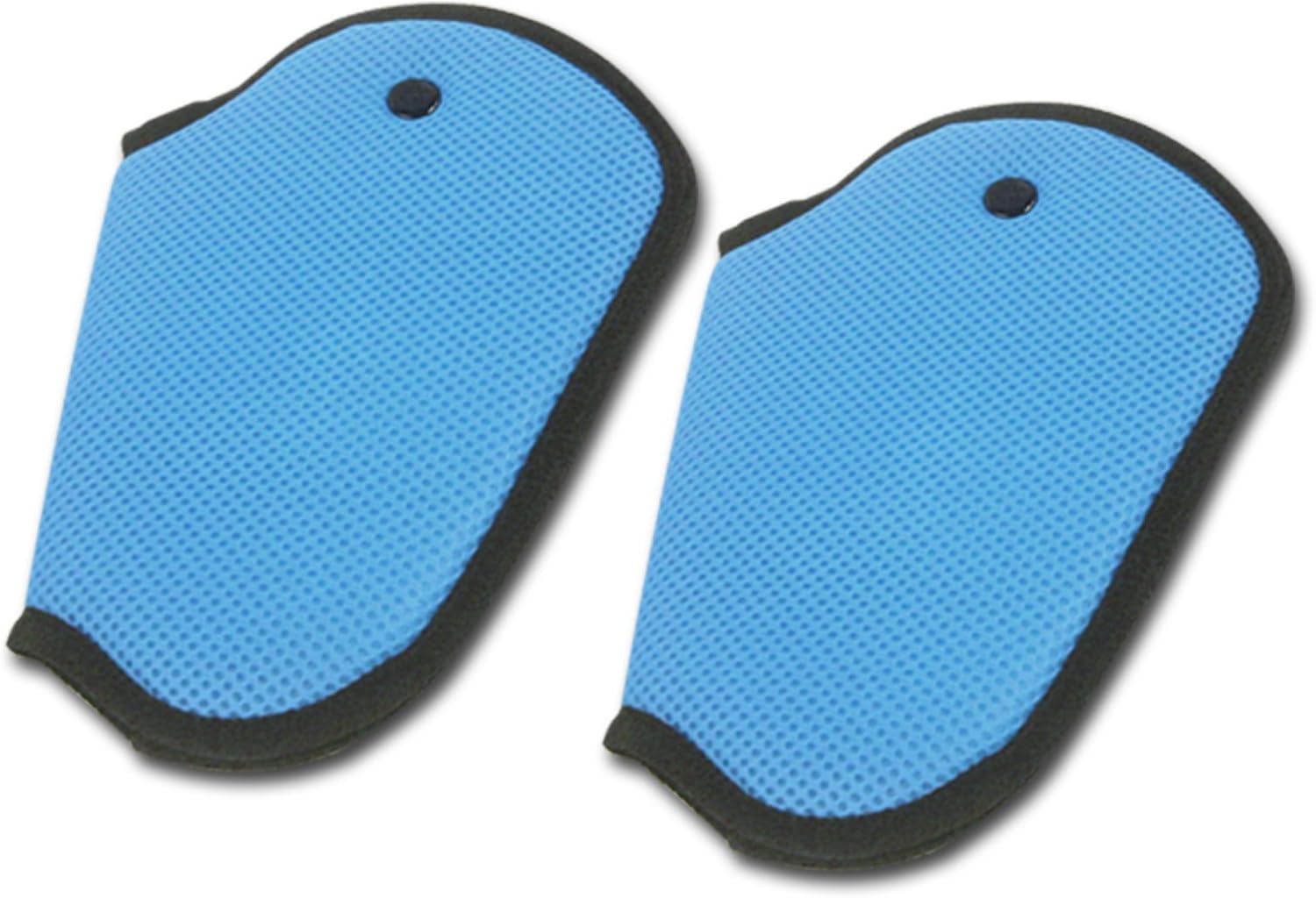 2pcs Car Child Safety Cover Harness Repositions Strap Adjuster Mash Pad Kids Seat Belt Seatbelt Clip Booster Adult Children Seat Belt Clips (blue 2pcs)