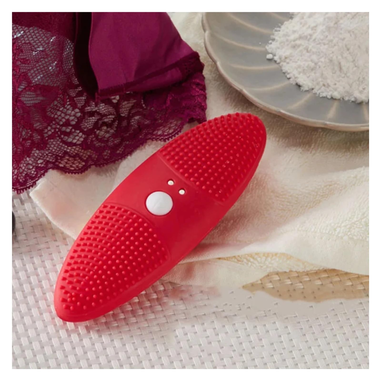 Czyścik ultradźwiękowy, Mini Ultra Cleaner USB kieszonkowa pralka wielofunkcyjna do podróży na świeżym powietrzu(Rood)