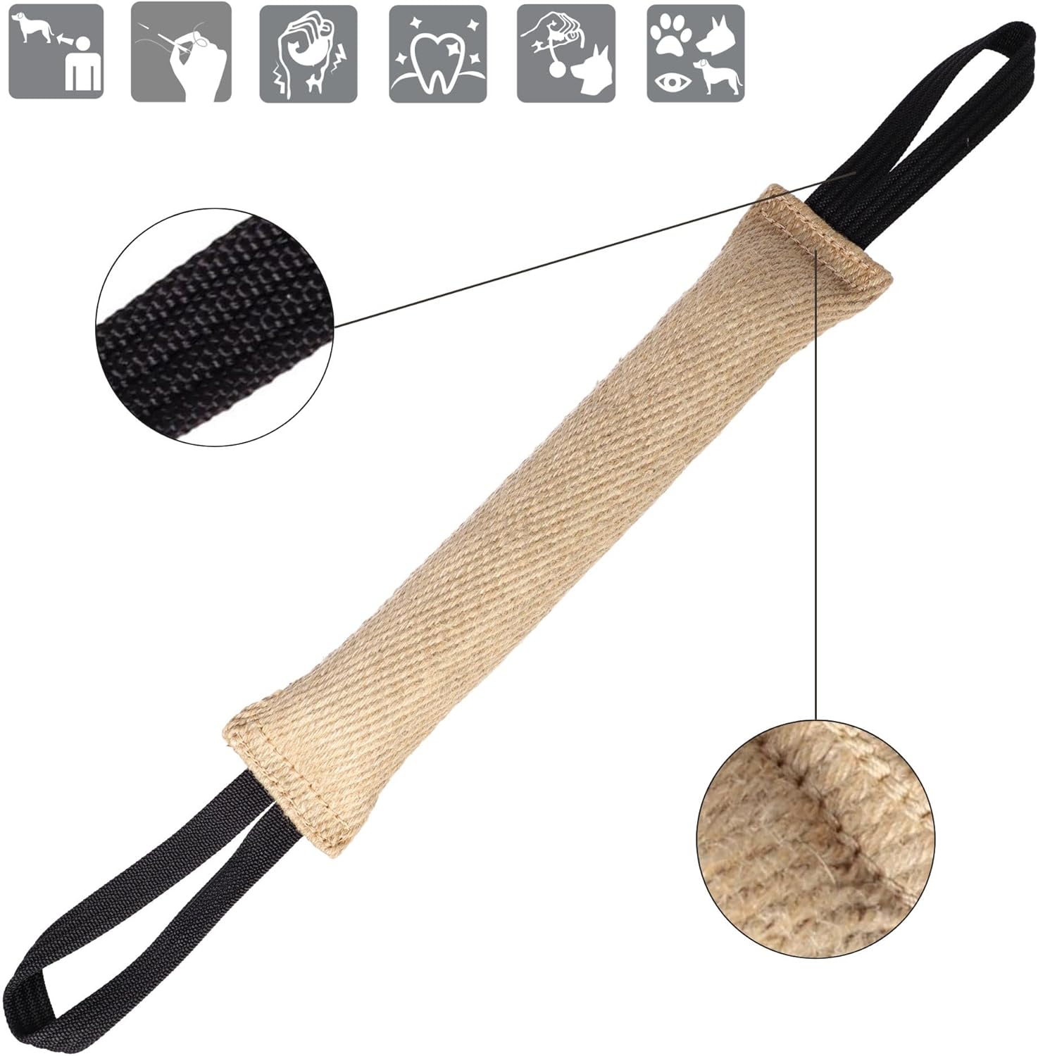 DINGO GEAR Strong Bite Tug with 2 Handles,... 12 DINGO GEAR Strong Bite Tug with 2 Handles,...