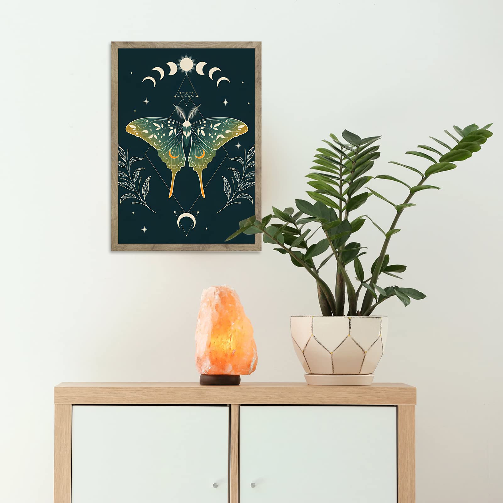 4 zestawy ćmy i księżyca, diamentowy obraz, księżyc, ćma, DIY, zestawy do malowania diamentami 5D, sztuka diamentowa, z akcesoriami i narzędziami, dla dorosłych, początkujących, rękodzieło, dekoracja