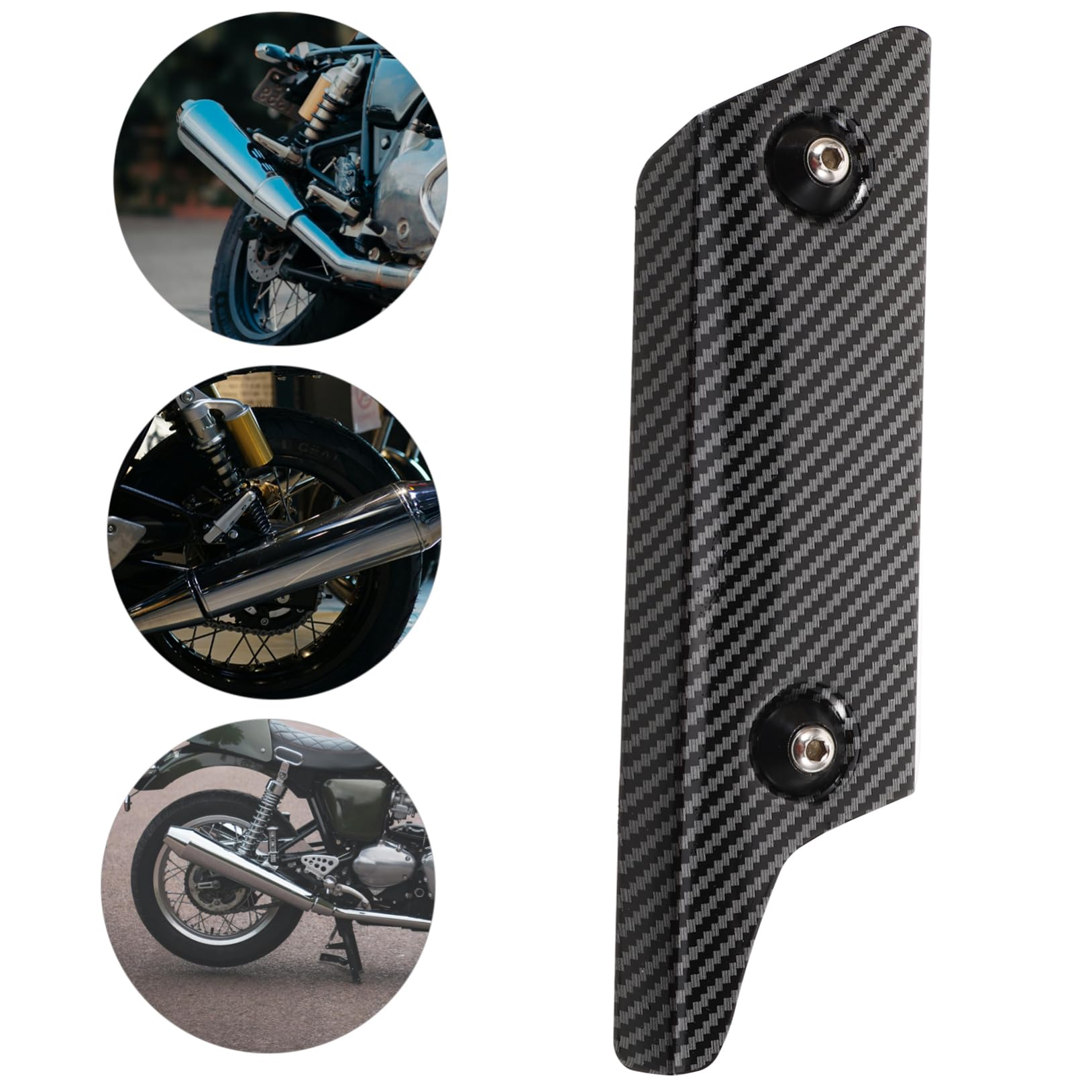 Protezione Termica Per Silenziatore Motocicletta Paracalore Antiscottatura Inossidabile Facile Installazione Design Distintivo Resistente Temperature Estreme