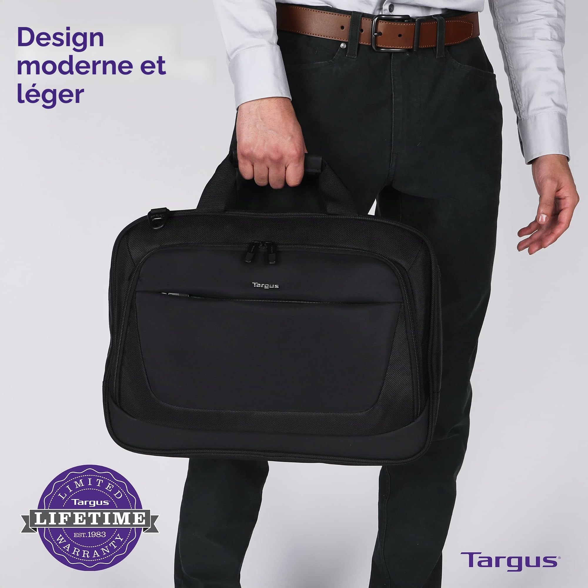 'Targus Citylite TBT5US Laptop Sleeve Bag for 16'' Laptop - Black and Grey'