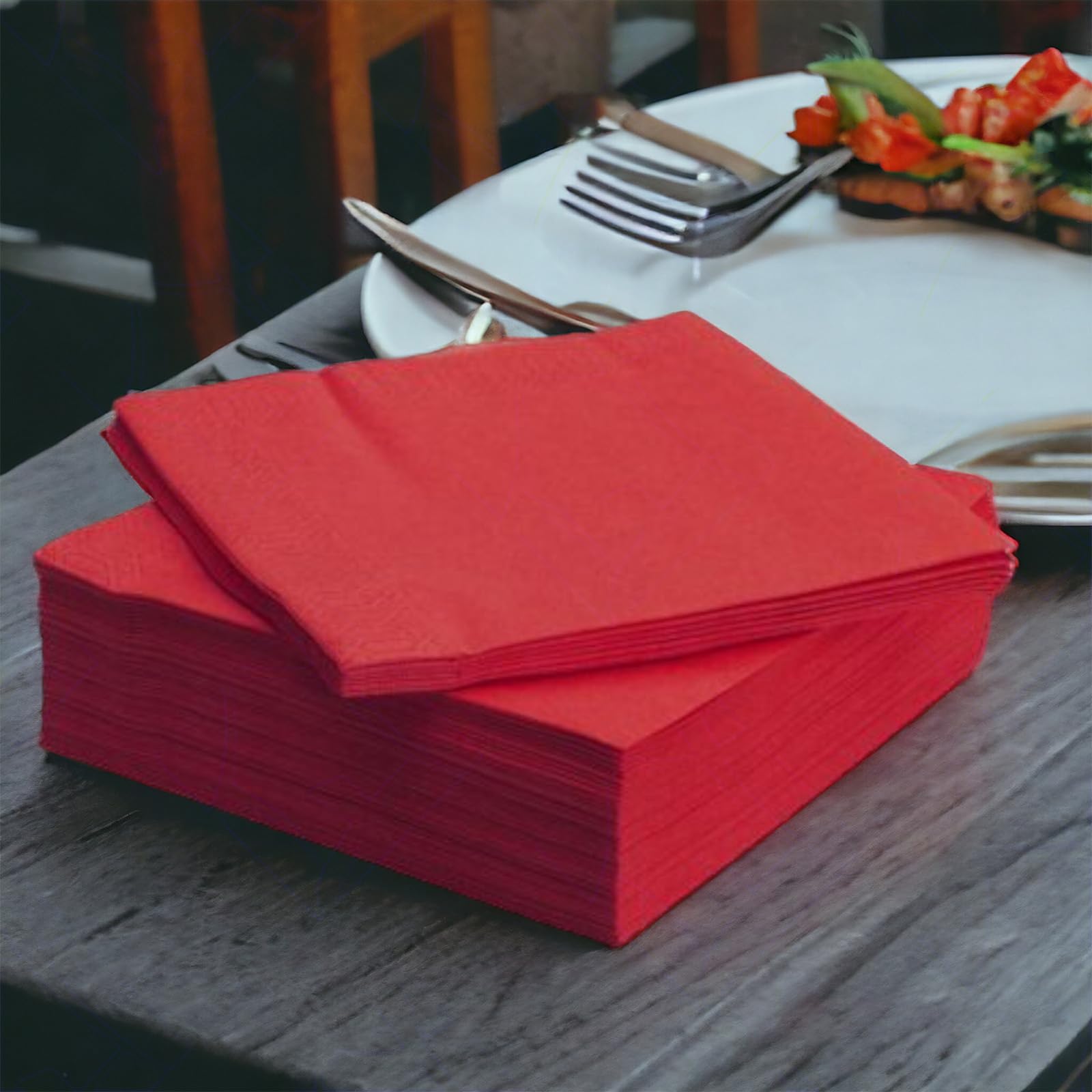Sicignano Lot de 40 x 42 serviettes en papier, 2 voiles, 38 x 38 cm, haut dîner en cellulose, élégant, grand pli 1/4 noir, déjeuner dîner événements, restaurant cérémonies fêtes