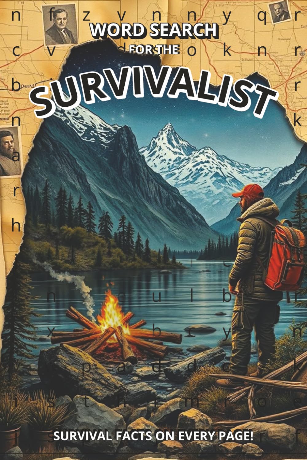 SURVIVALIST WORD SEARCH WITH BONUS MATERIAL OF SURVIVAL FACTS ON EVERY PAGE!: OUTDOOR SKILLS, EMERGENCY PREPAREDNESS, AND WILDERNESS SURVIVAL PUZZLES. 55 PUZZLES