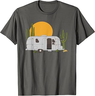 Vintage Retro Desert Sun Airstream Camping RV T-Shirt