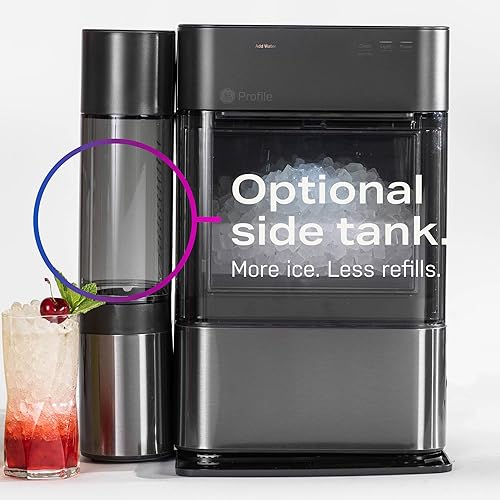 Miniatura 9 de GE Profile Opal 2.0 - Máquina de hielo nugget para la encimera, máquina de hielo con conectividad WiFi, esenciales de cocina para un hogar