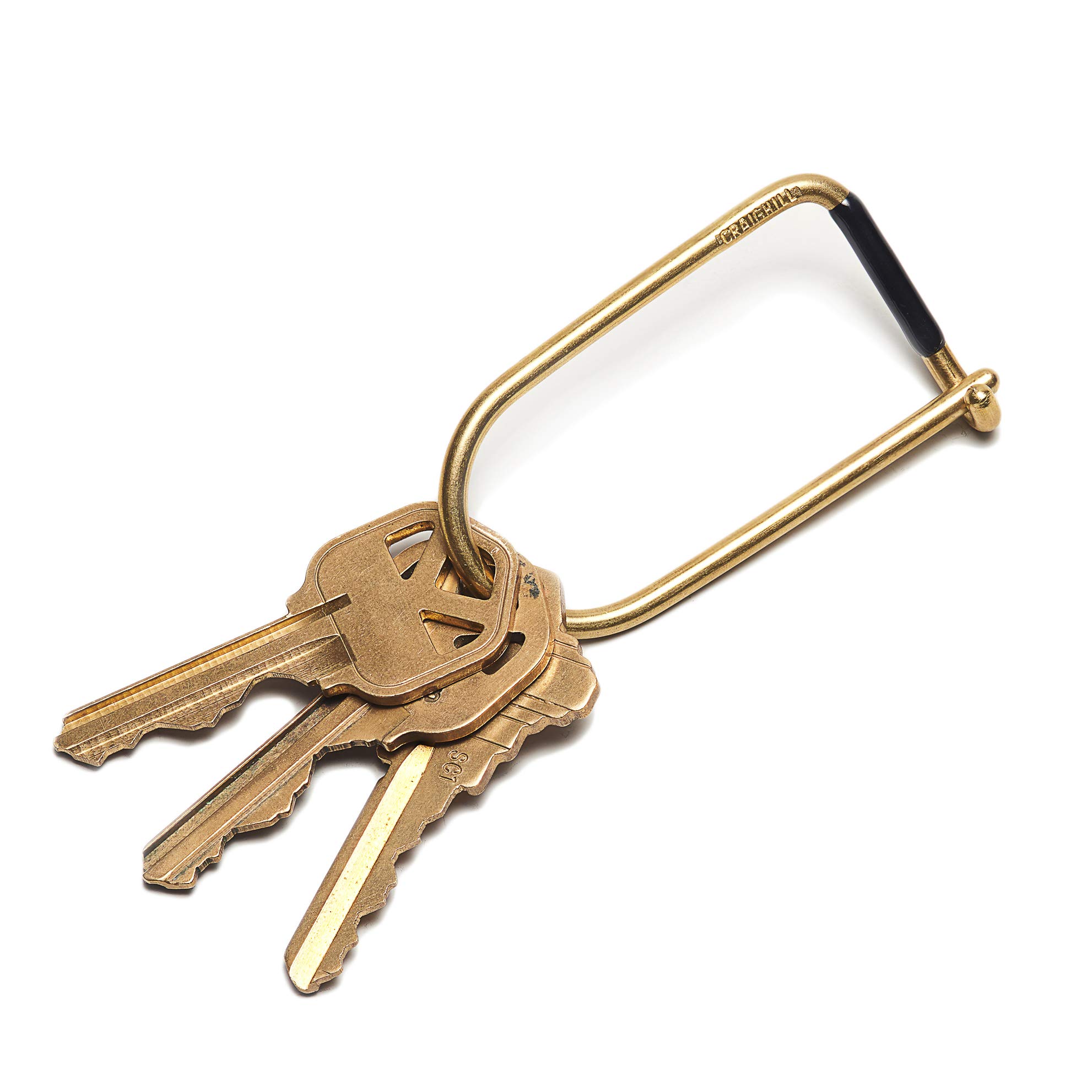 Amazon.com: Craighill Wilson Brass Keyring - 2” Carabiner Keychain