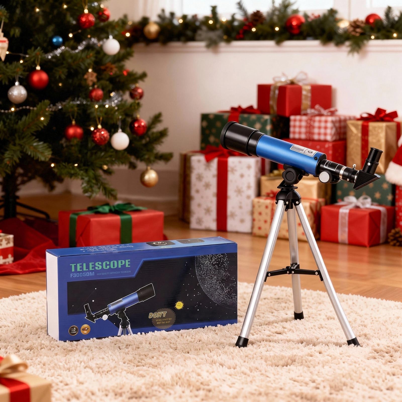 Télescope pour Enfants 6-12 Ans | 50mm Ouverture 360mm