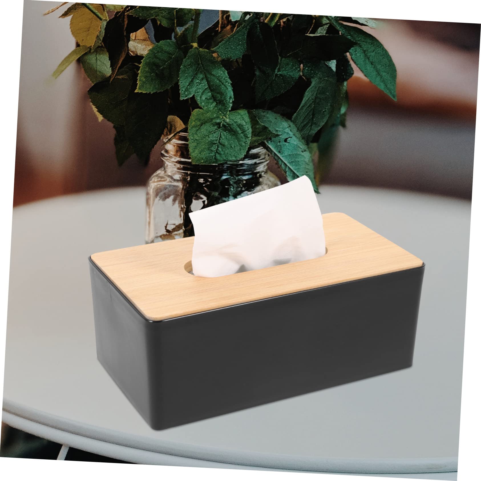 Zerodeko Boîte à Mouchoirs Murale En Plastique - Distributeur Élégant Pour Cuisine, Salle De Bain, Bureau
