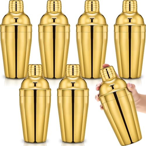 Miniatura 15 de Nitial 6 Piezas Coctelera de Bar Profesional de Acero Inoxidable Mezclador de Bebidas Martini con Colador Integrado para Bartending Sin Fugas Boston