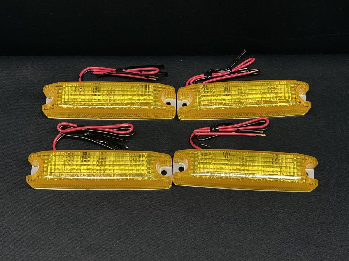 Amazon.co.jp: ポラーグ LED車高灯 イエロー 4個 黄 24V 2型 マーカー