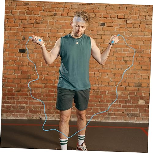 Miniatura 6 de Zerodeko Cuerda de saltar de velocidad ajustable para adultos, cuerda de saltar ligera para el hogar, entrenamiento de fitness, coordinación y