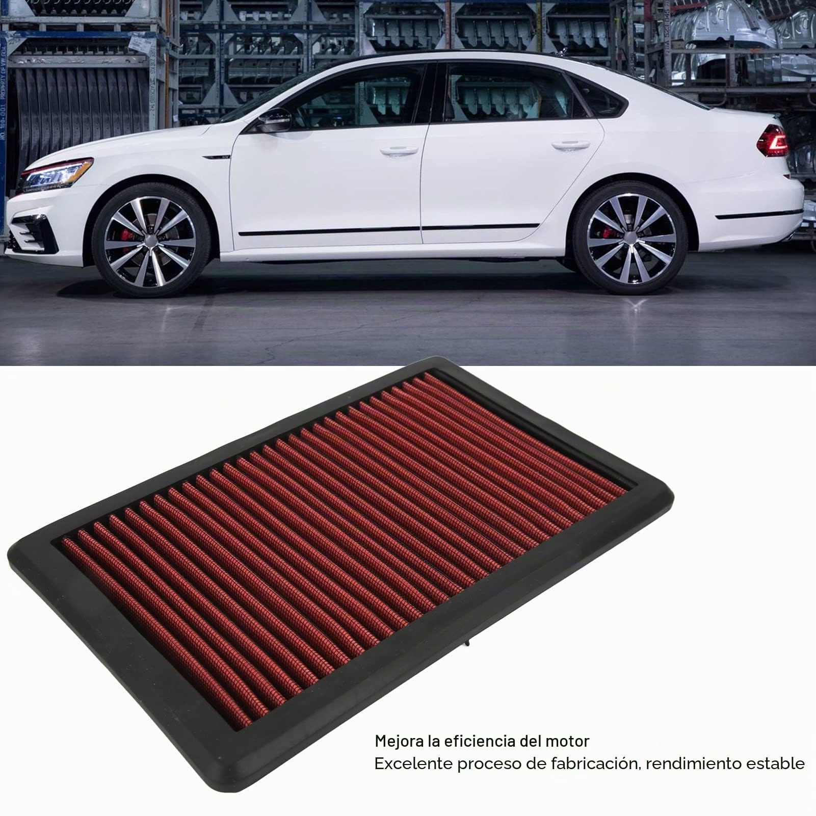EVGATSAUTO Filtro de Aire del Motor del Automóvil 33 3111 Reemplazo del Filtro de Aire del Motor de Gran Potencia para