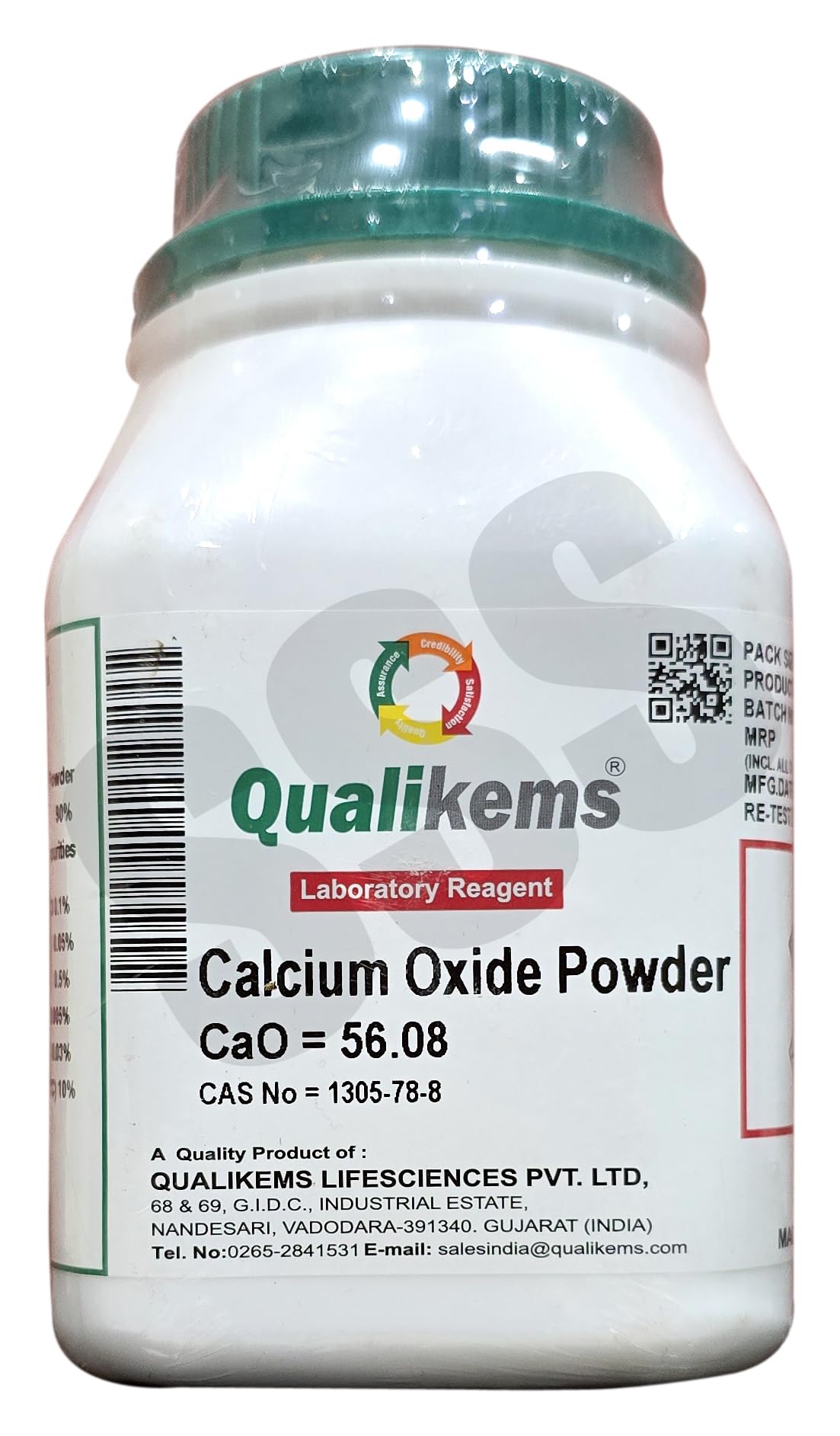 Calcium Oxide Powder LR 500gms (QUALIKEMS) CAS No = 1305-78-8 (B0CZDY9524) Amazon Price History, Amazon Price Tracker