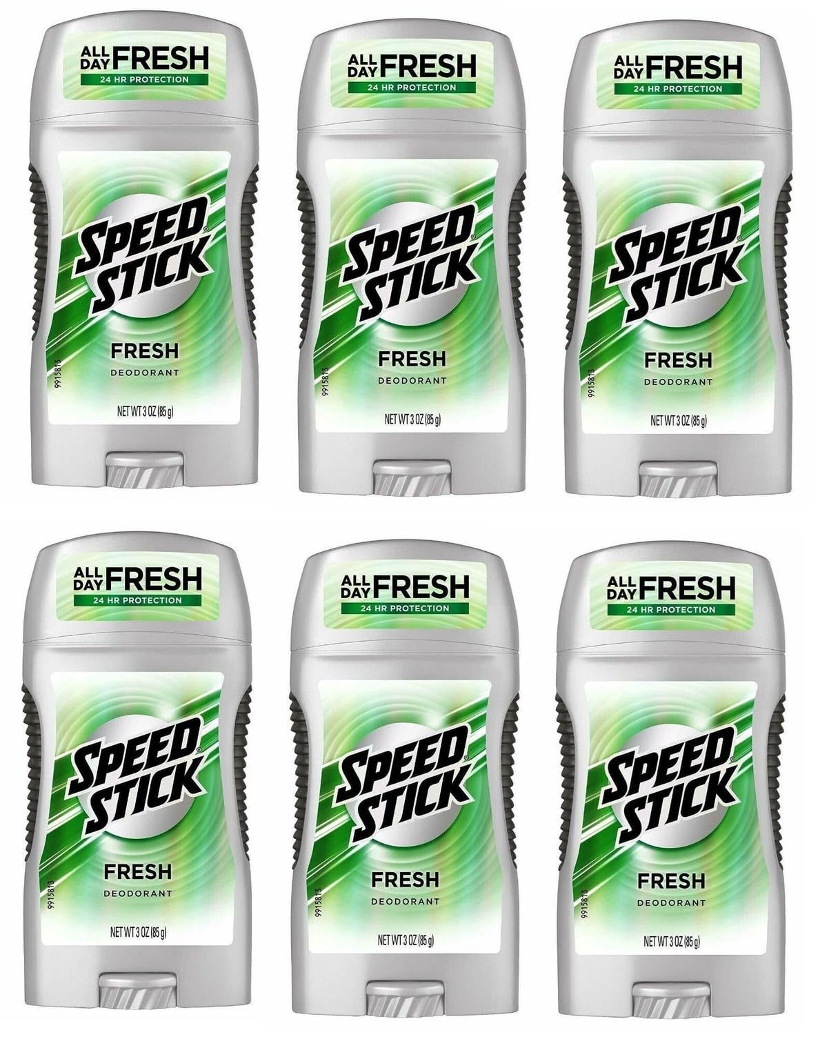 Speed Stick Deodorant for Men, Fresh, 3 Oz, Pack of 6