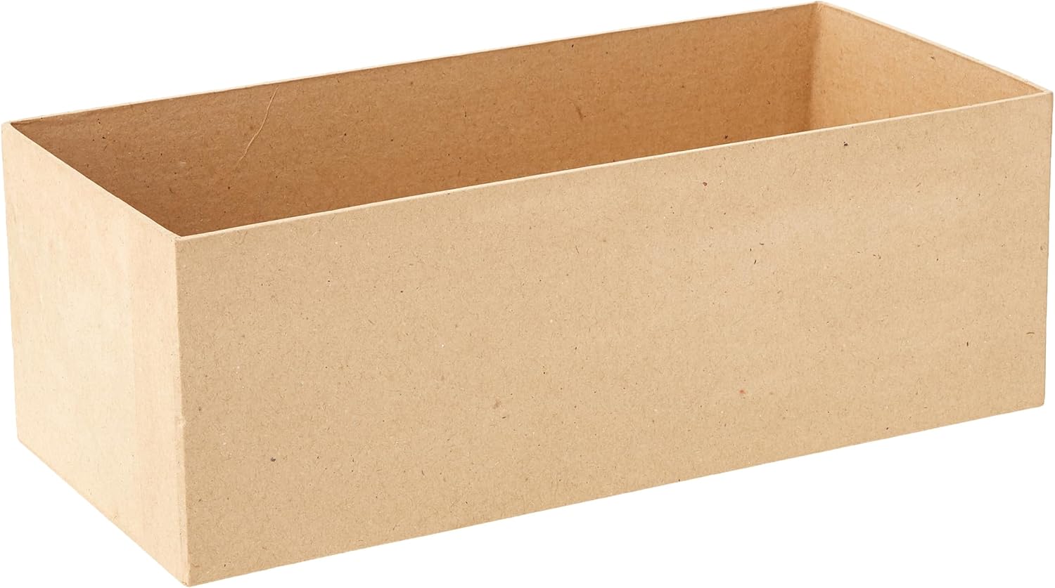 Décopatch - Ref BT019O - Shoe Box - Papier Maché Object to Decorate - 13 x 19 x 13cm - Decorate with Décopatch Papers & PaperPatch Glue, Glitter, Paints, Brown