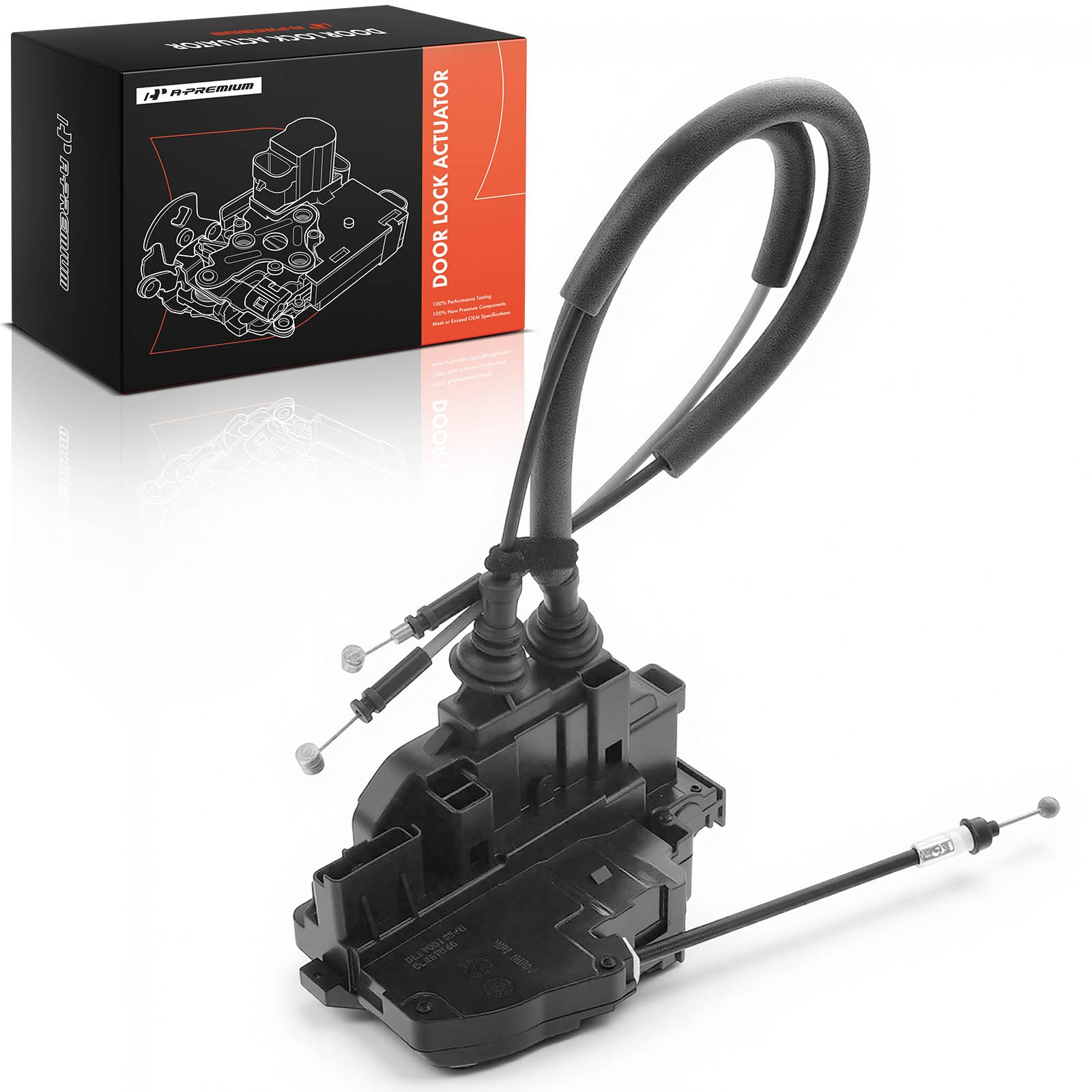 A-Premium Rear Left Driver Side Door Lock Actuator | Compatible with Hyundai Santa Fe 2006-2009 Sport Utility