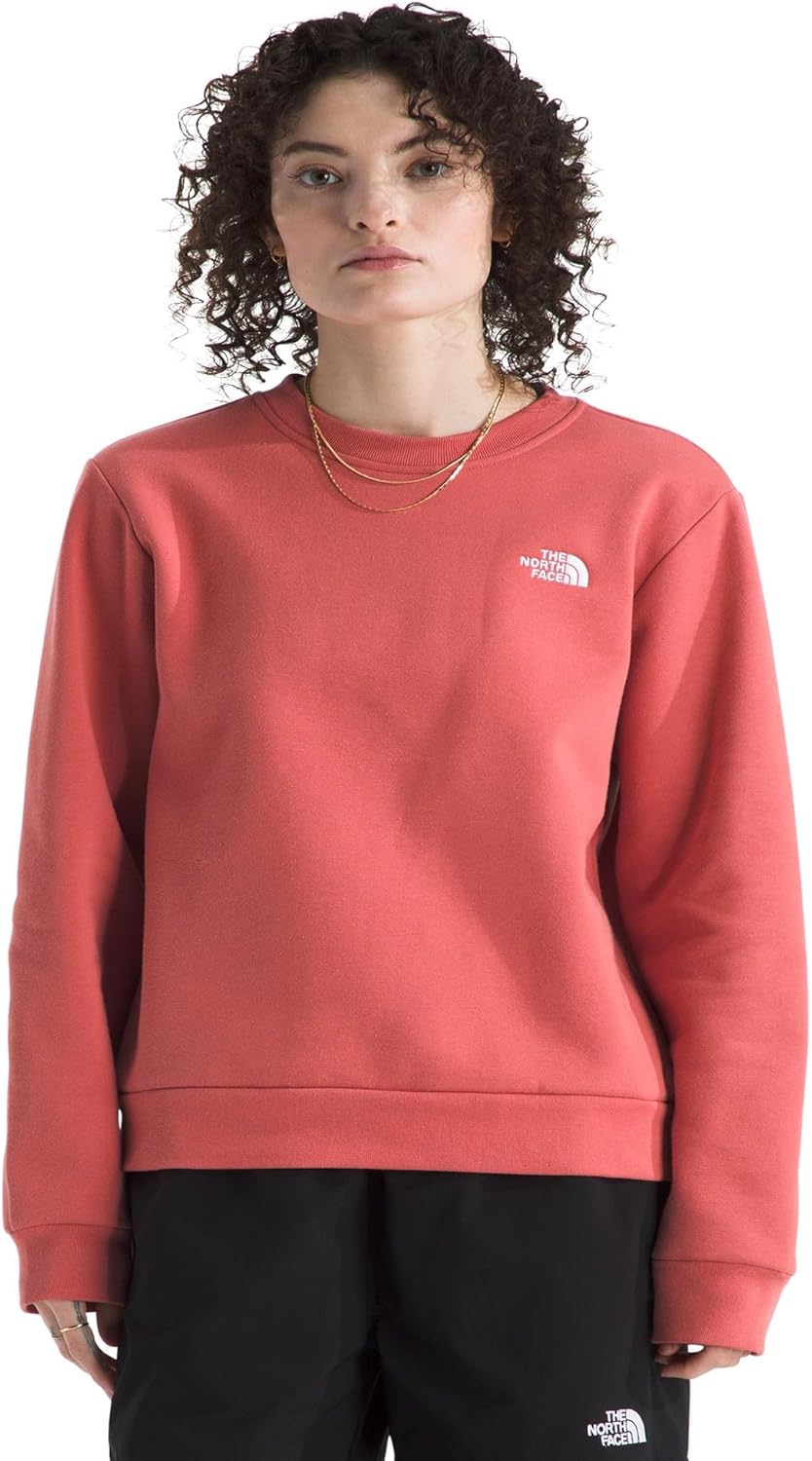 THE NORTH FACE Women's Evolution Simple Dome Crew | Ribbed Collar & Hem, Classic Logo