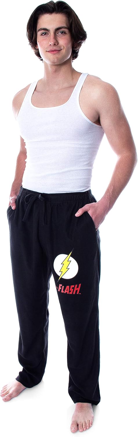 DC Comics Men's The Flash Classic Logo Loungewear Sleep Pajama Pants - Image 4