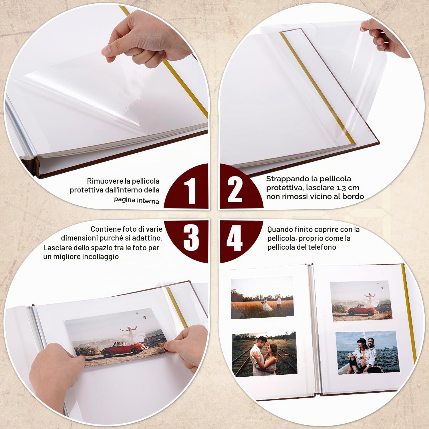 Album Foto Autoadesivo Fotos, 33x28 CM