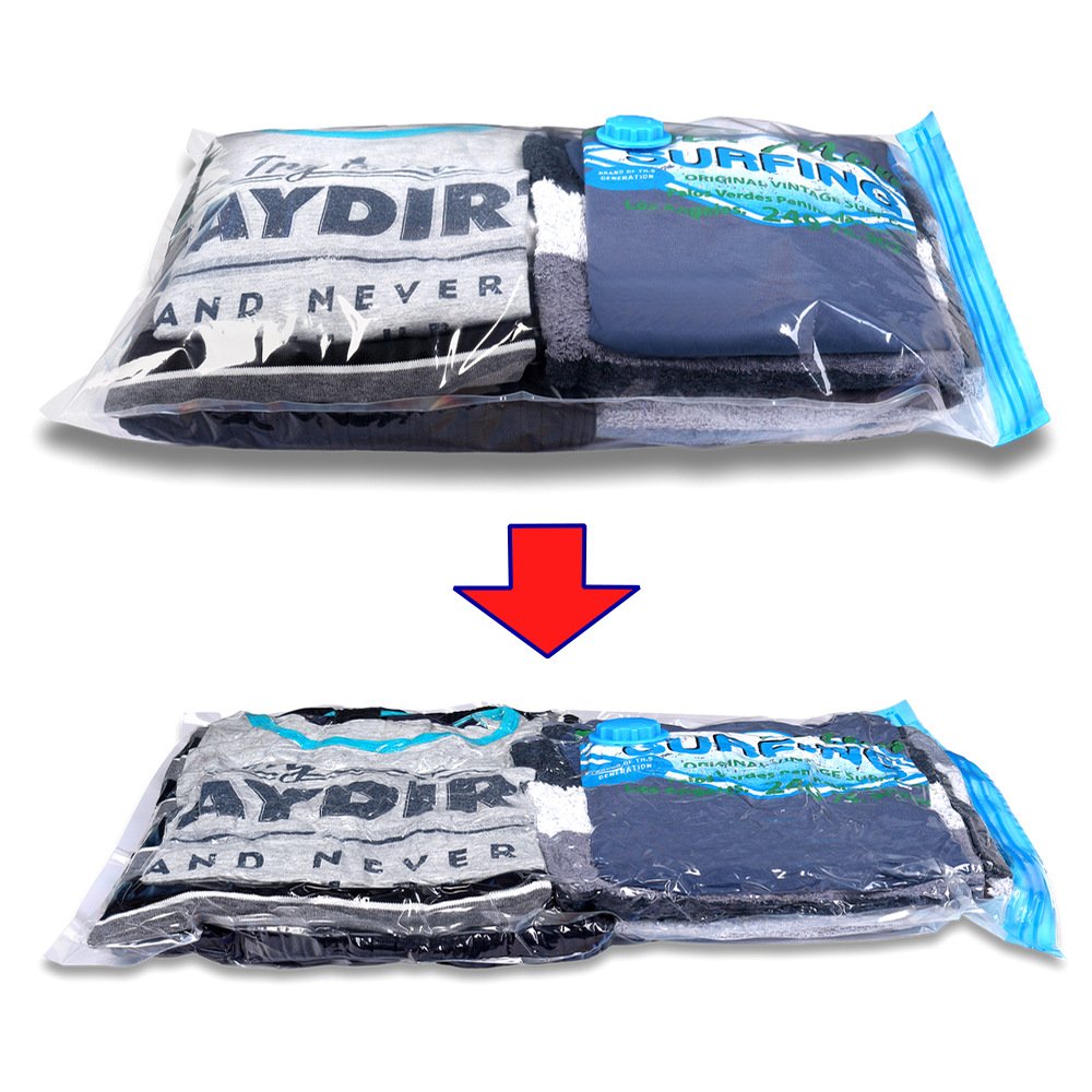 Vacuümzakken Set | Opbergzakken Kleding | Herbruikbaar | 15 stuks | 2