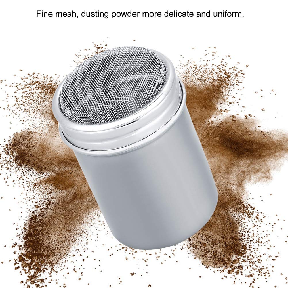 Poudre Shaker En Acier Inoxydable Chocolat Poudre Shaker Jar