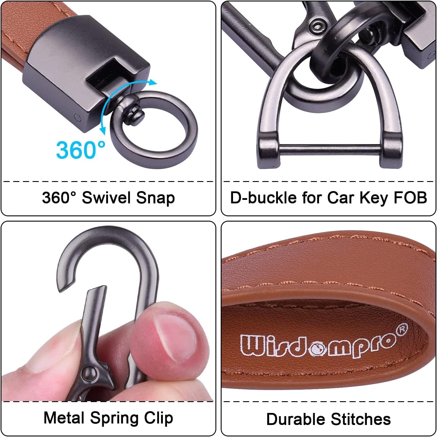 Tinemin for Key Fob Cover with Keychain Soft TPU 360 Degree Protection Key Case （Black