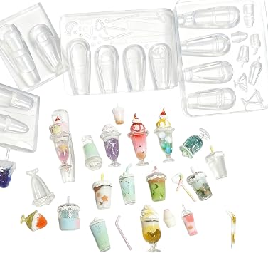Dreamy Milk Teas Cup Silicone Nails Art Mold Professional Nails Technician Tools for and Professional