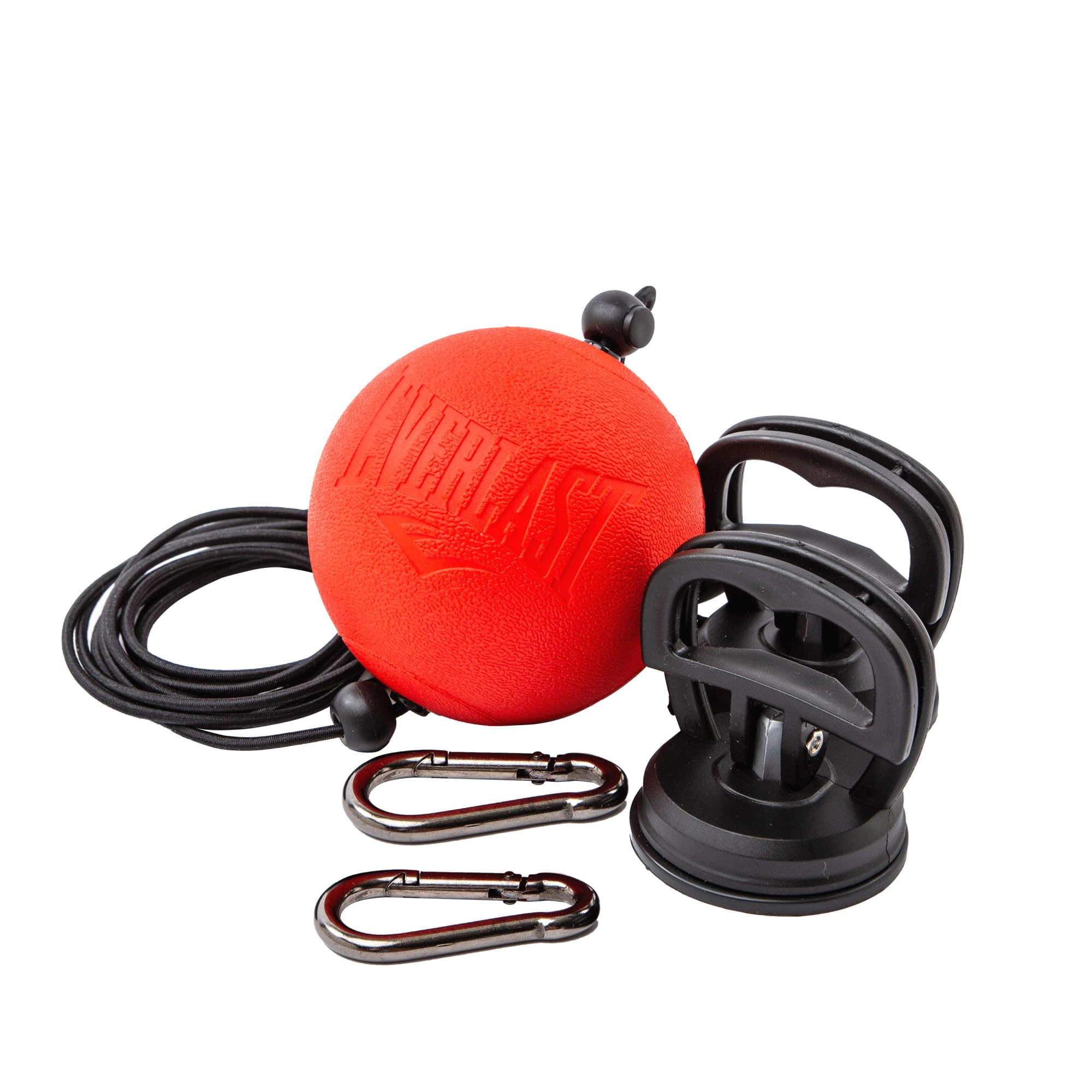 Everlast Powerlock Double End Reflex Ball, Mittelgroßer Reflexsack, Höhen- & Spannungseinstellung, Sicher, einfache Montage, Aufbewahrungstasche - Everlast